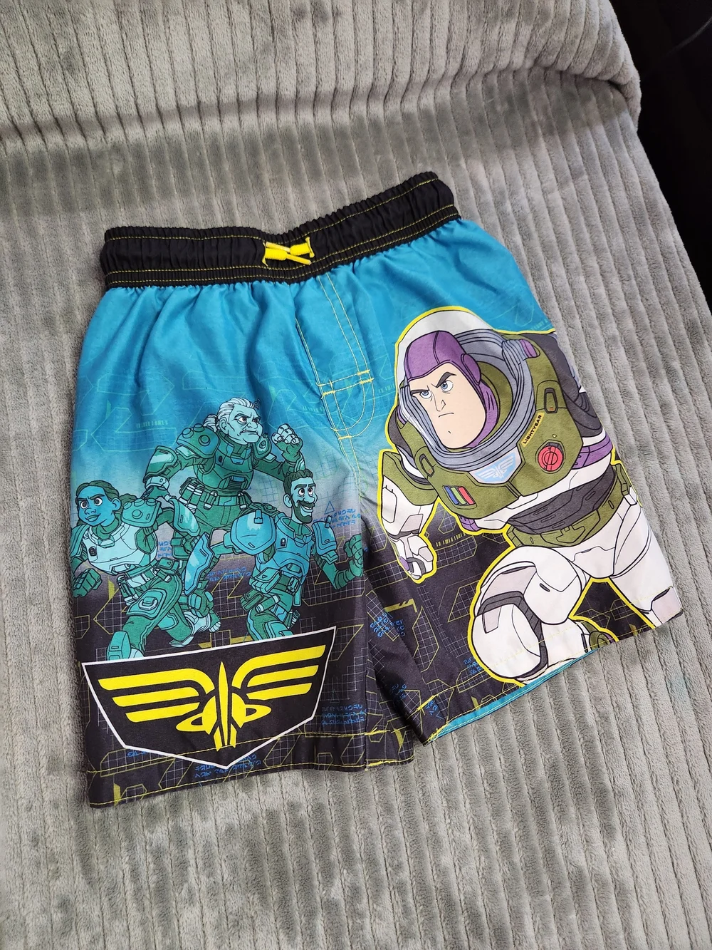 Buzz Lightyear Graphic Swim Shorts for Kids Blue Toy story size 4 swim trunks